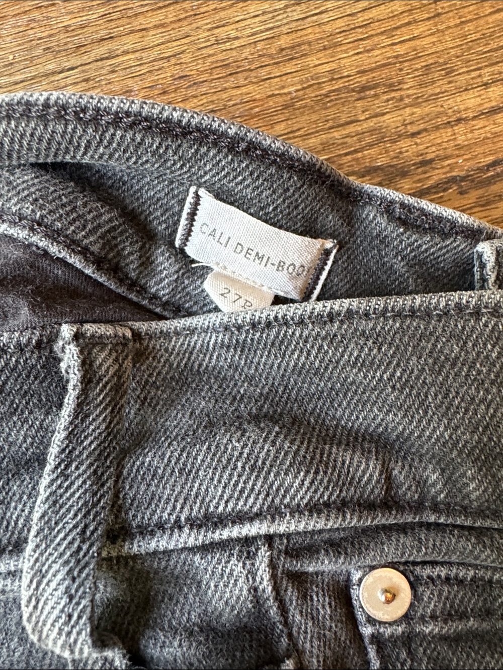 Madewell Flare Jeans in Light Blue and Black Denim - Picture 13 of 13